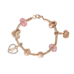 MultiCharm Beaded Chain Bracelet