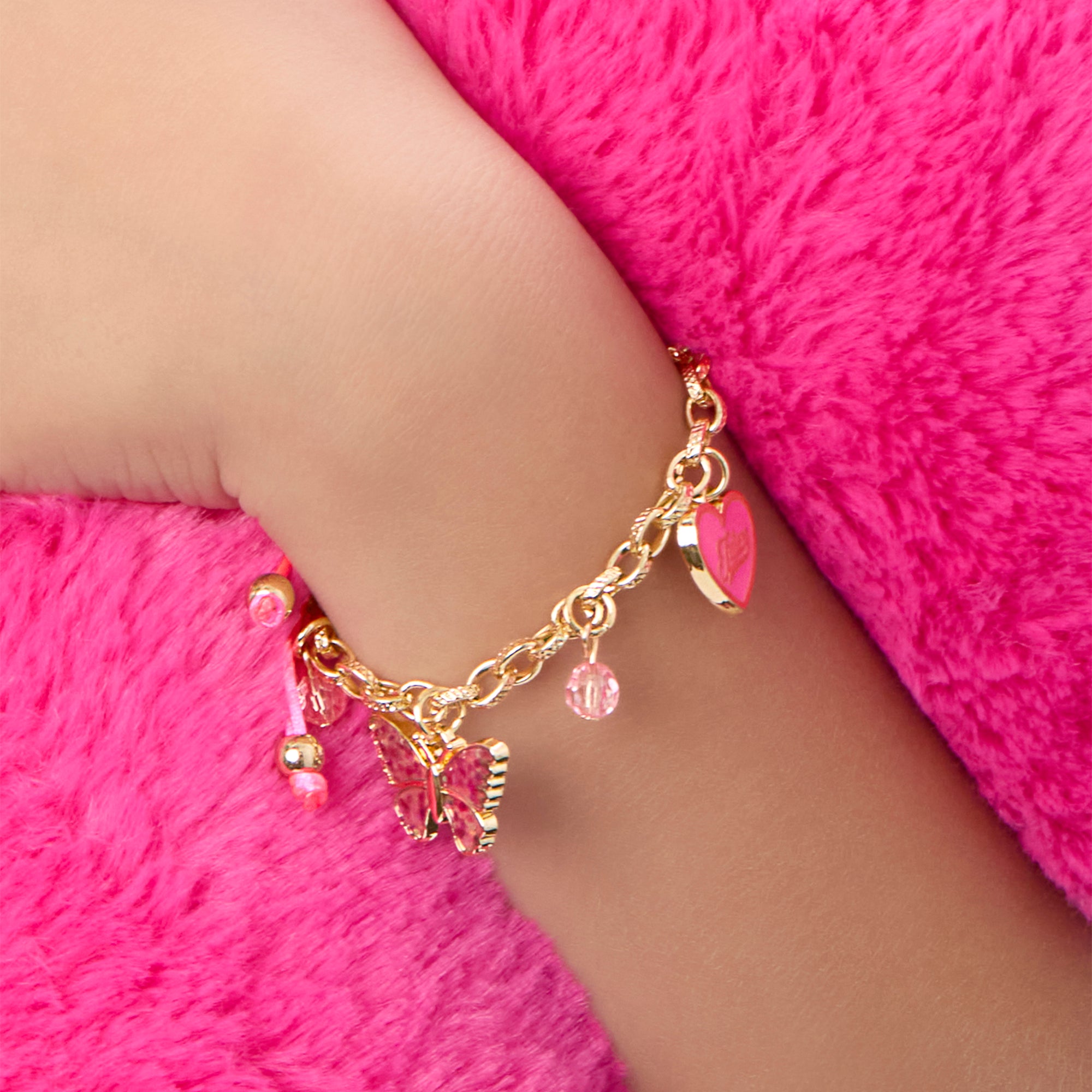 Pink Charm Bracelet - Image 3