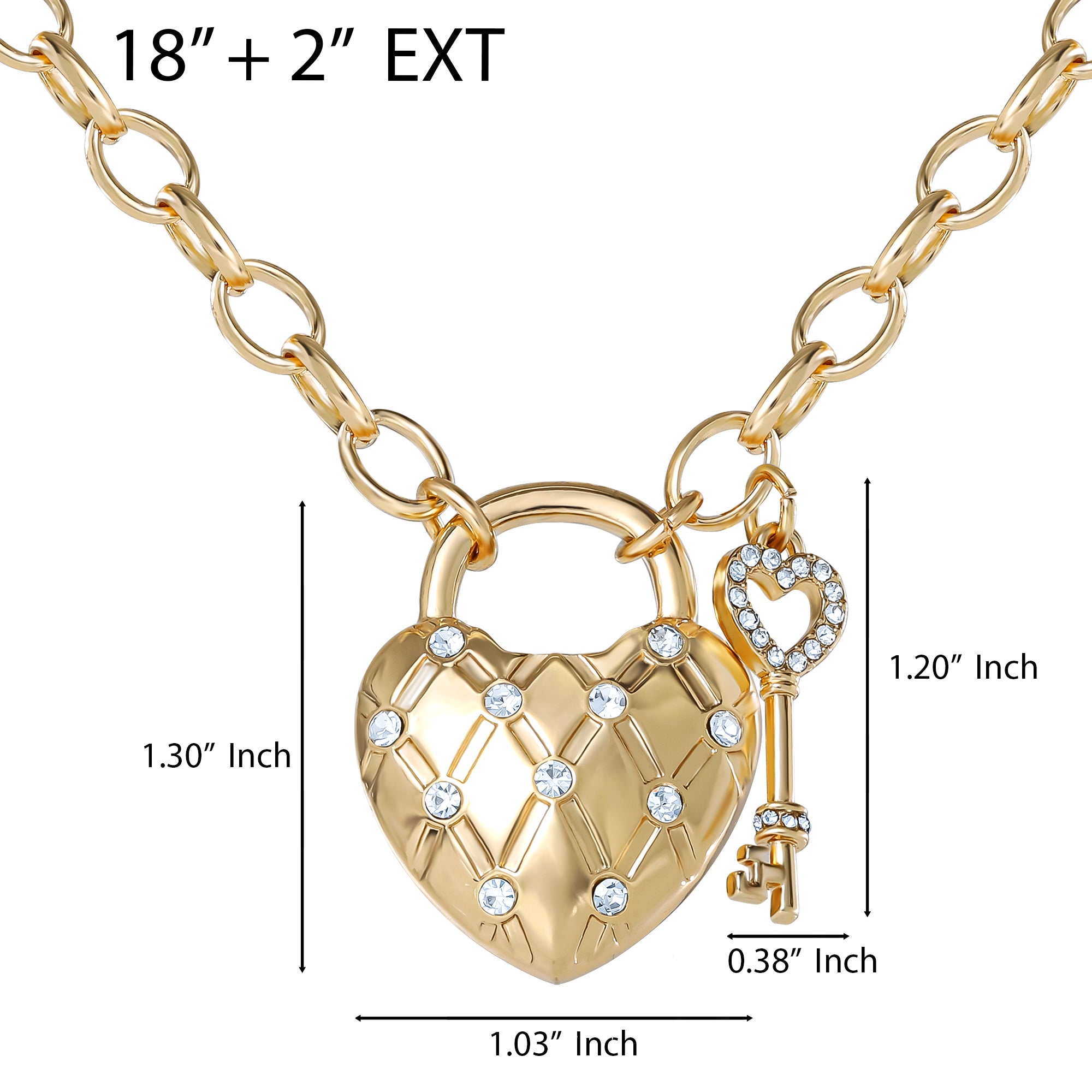 Pearl Station Heart Pendant Necklace - Image 4