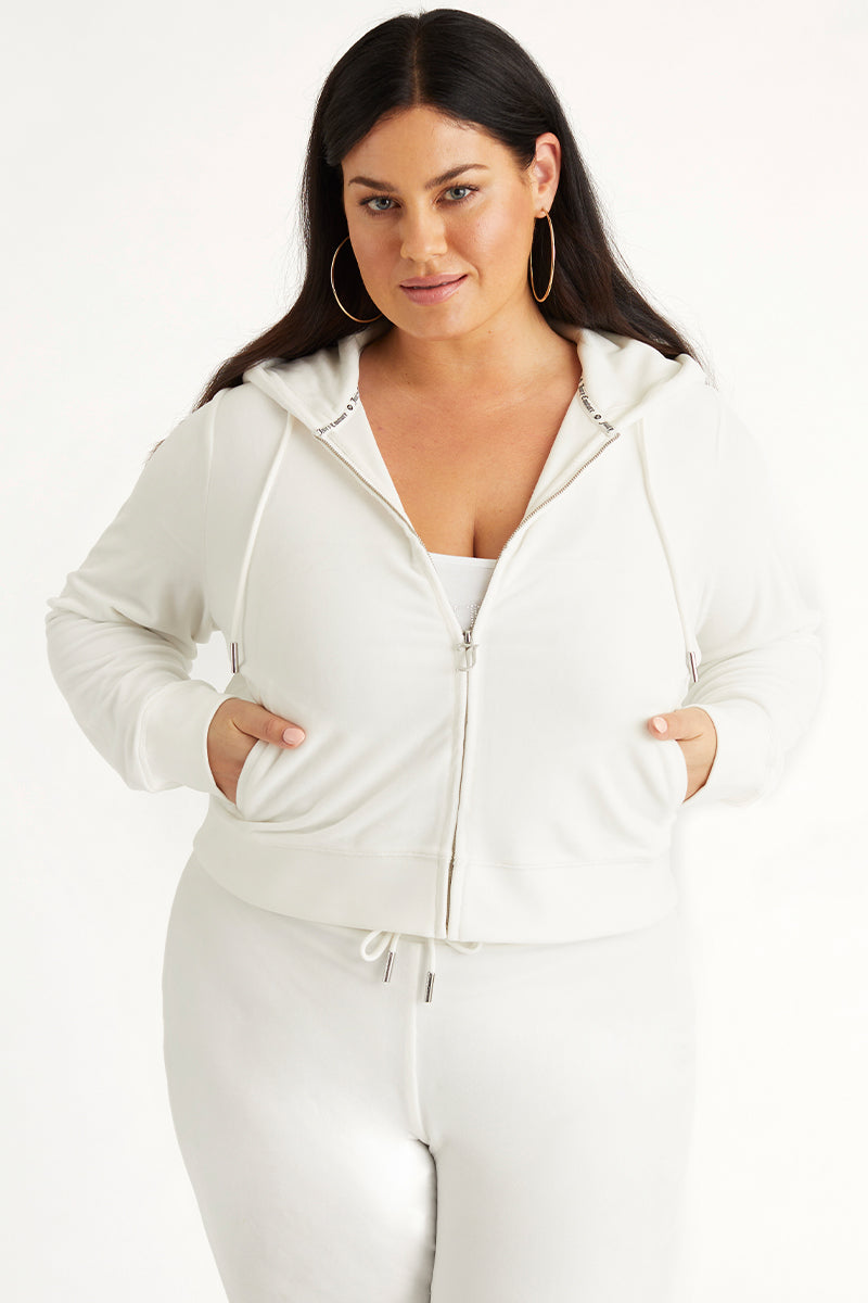 Plus-Size OG Big Bling Velour Hoodie - Image 2