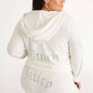 Plus-Size OG Big Bling Velour Hoodie