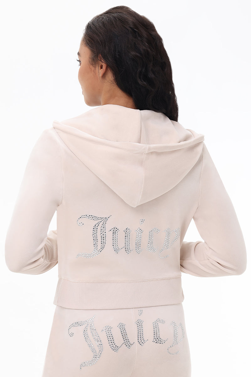 Plus-Size OG Big Bling Velour Hoodie Test