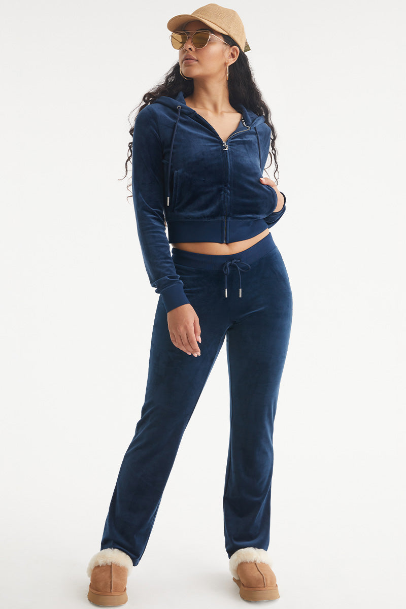 Aquarius Customizable Big Bling Velour Hoodie - Image 7