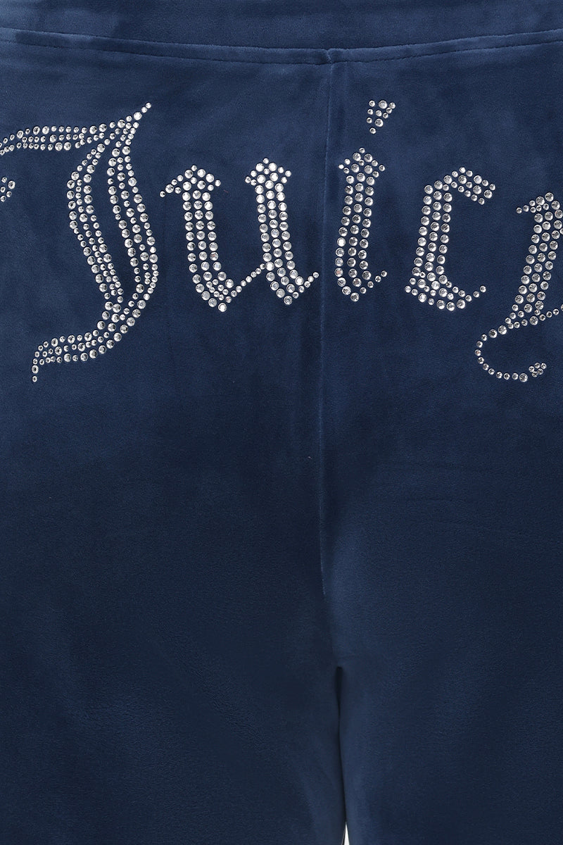 Plus-Size Big Bling Velour Jogger - Image 4
