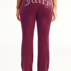 OG Big Bling Velour Track Pants