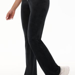 Custom Initial OG Big Bling Velour Track Pants