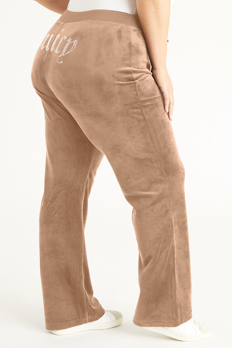 Plus-Size OG Big Bling Velour Track Pants - Image 4