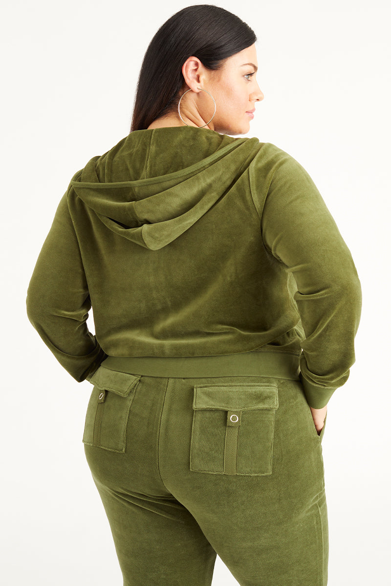 Plus-Size Icons Classic Cotton Velour Hoodie - Image 3