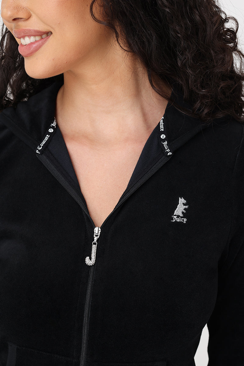 Scottie Cotton Velour Hoodie - Image 3