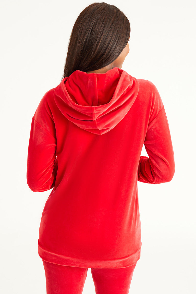 Oversized Big Bling Hoodie with Rhinestones - Image 2