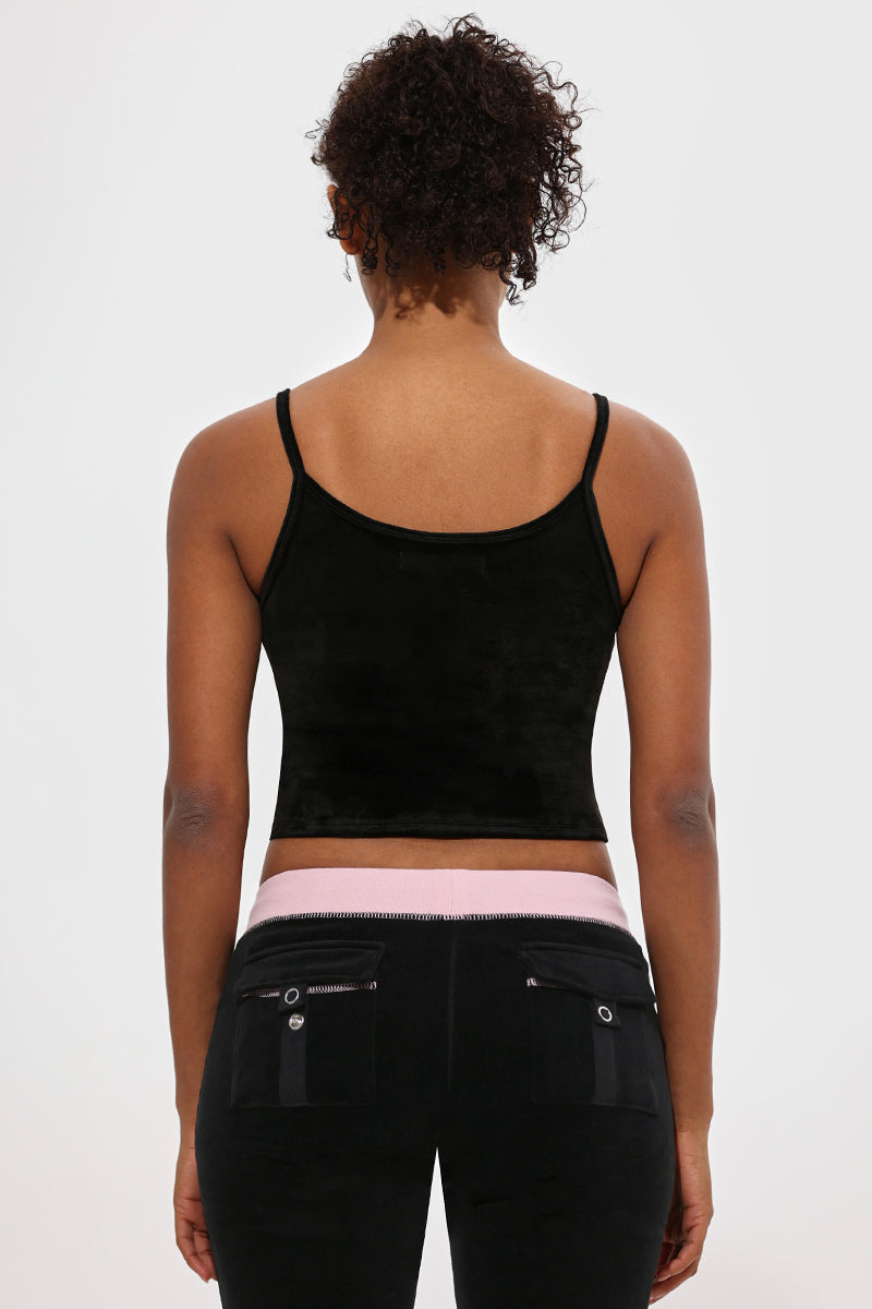 Big Bling Velour Tank Top - Image 2