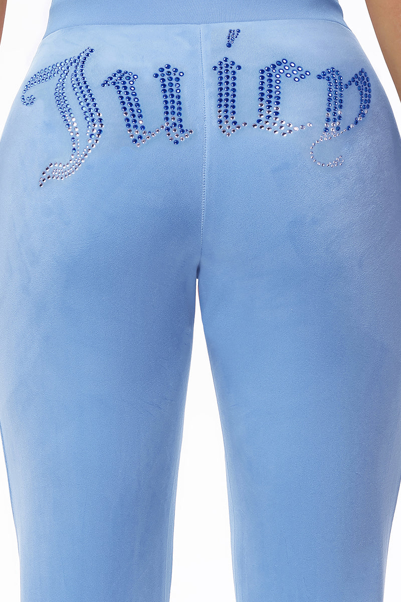 Ombre Big Bling Velour Track Pants - Image 4