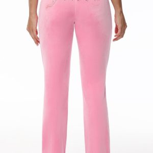 Ombre Big Bling Velour Track Pants