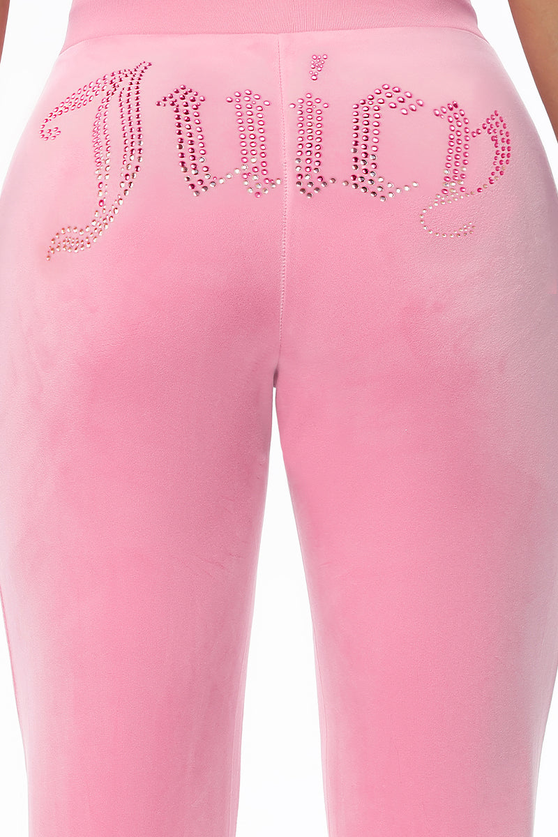 Ombre Big Bling Velour Track Pants - Image 4