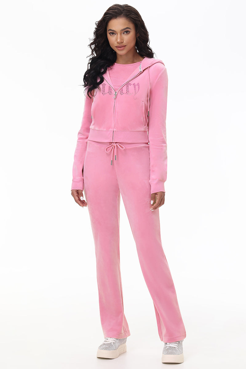 Ombre Big Bling Velour Track Pants - Image 5