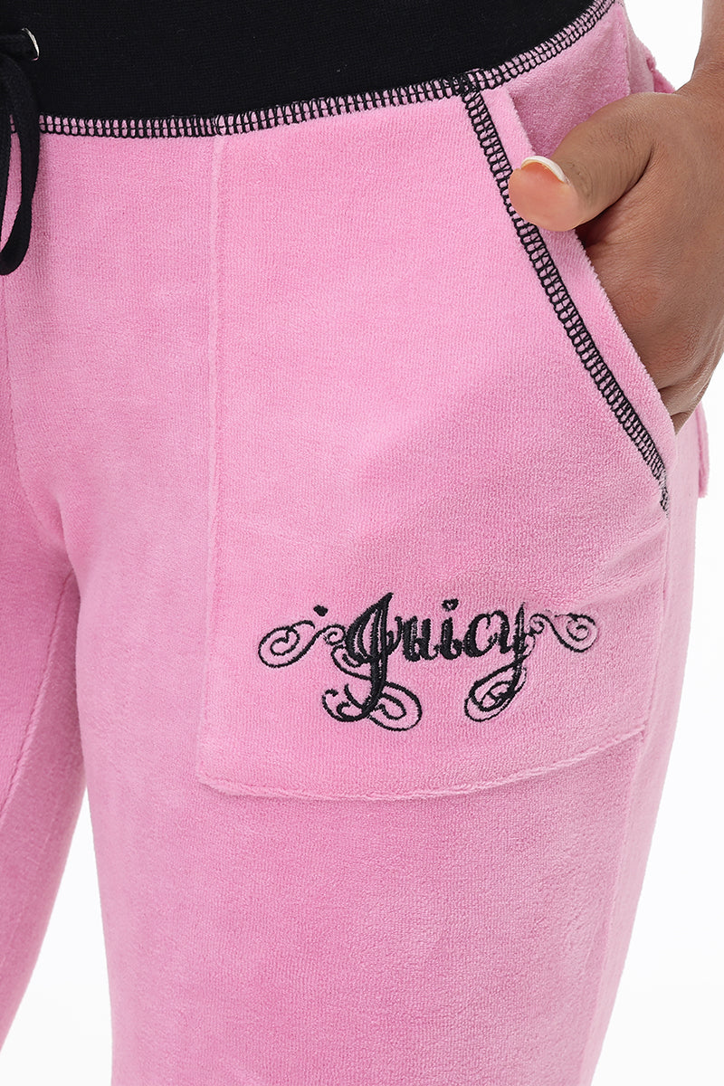 Sweetheart Cotton Velour Track Pants - Image 4