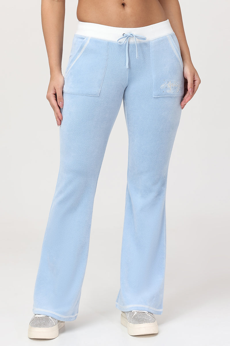 Sweetheart Cotton Velour Track Pants - Image 2