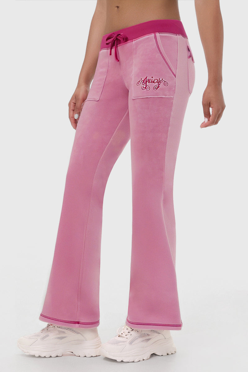 Sweetheart Cotton Velour Track Pants - Image 3