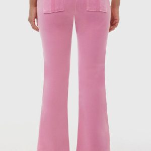 Sweetheart Cotton Velour Track Pants