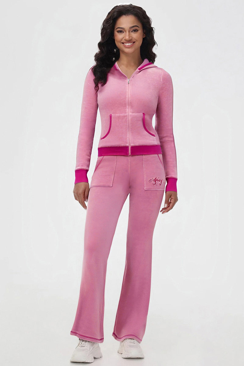Sweetheart Cotton Velour Hoodie - Image 5