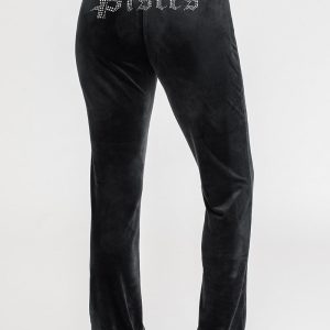 Pisces Customizable Big Bling Velour Track Pants