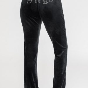 Virgo Customizable Big Bling Velour Track Pants