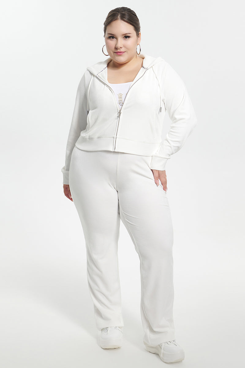 Bride Customizable Big Bling Velour Hoodie - Image 10