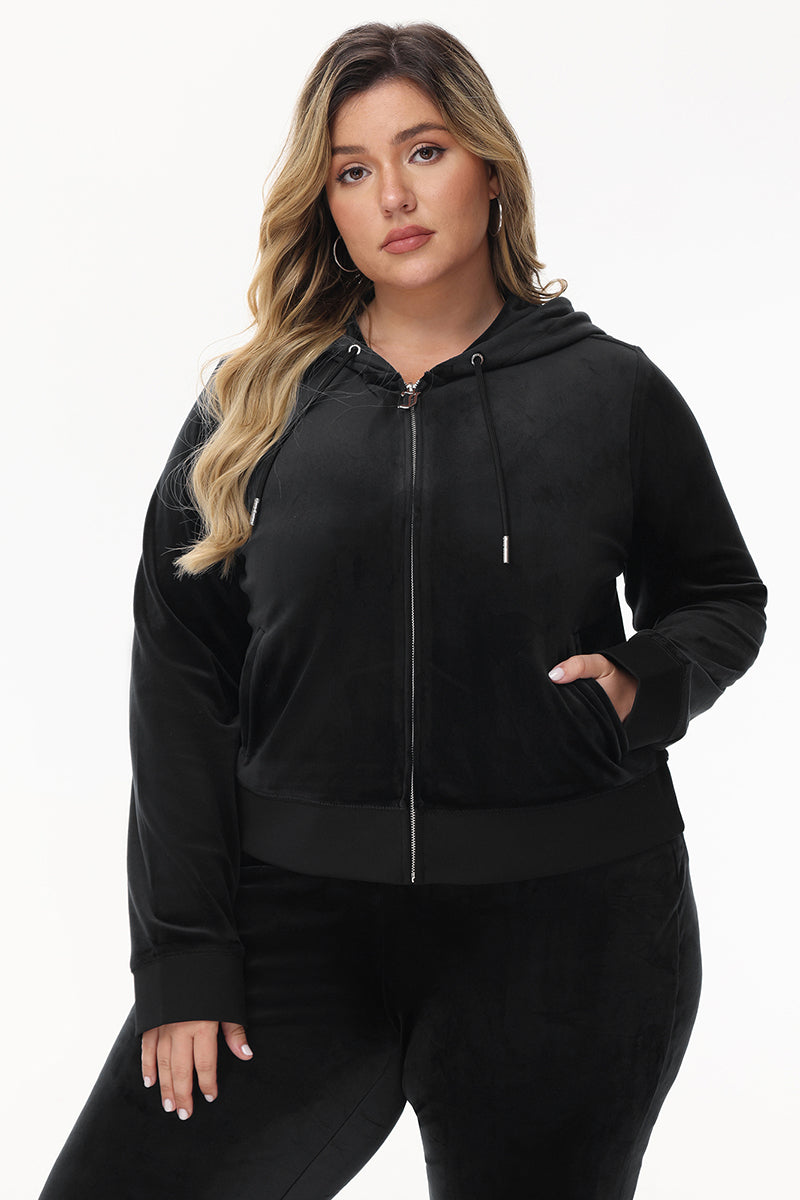 Bride Customizable Big Bling Velour Hoodie - Image 8