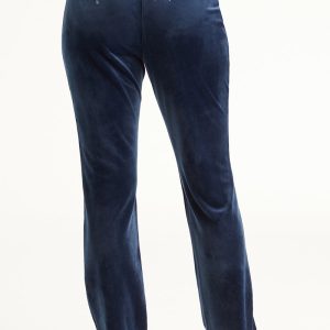 Bride Customizable Big Bling Velour Track Pants