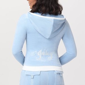 Sweetheart Cotton Velour Hoodie