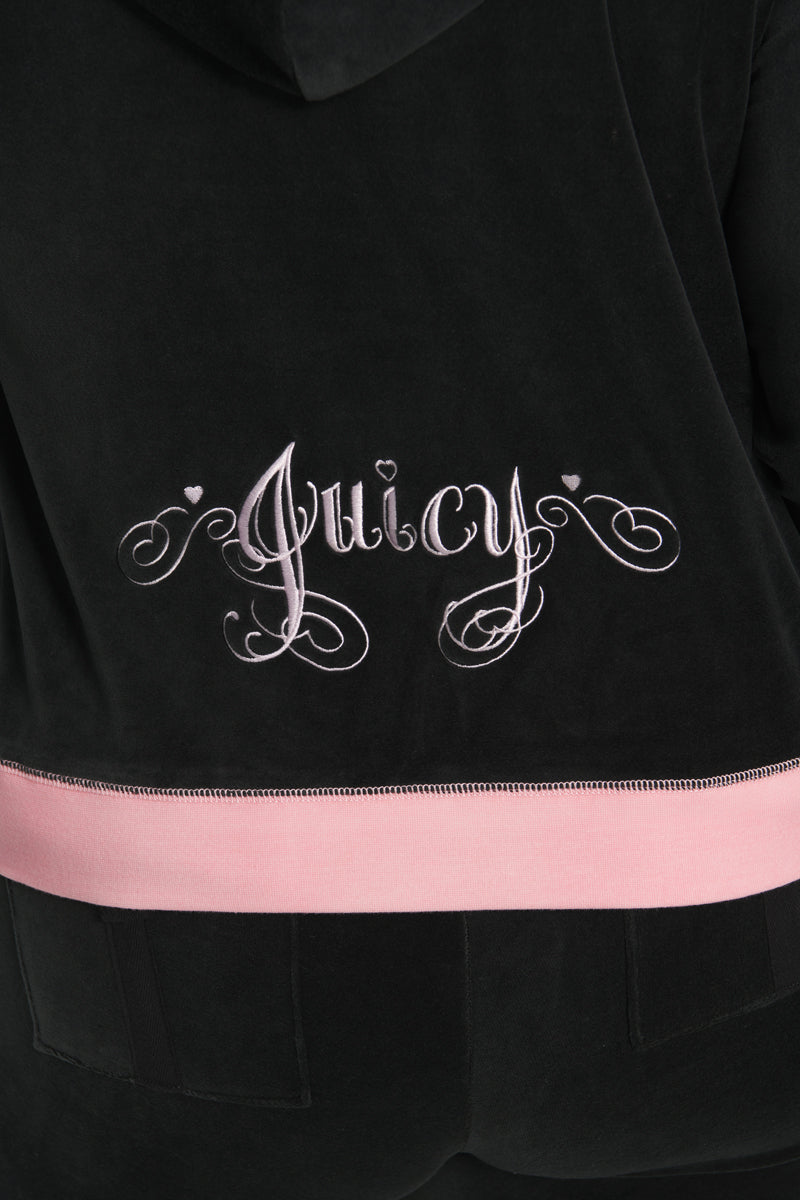Sweetheart Cotton Velour Hoodie - Image 6