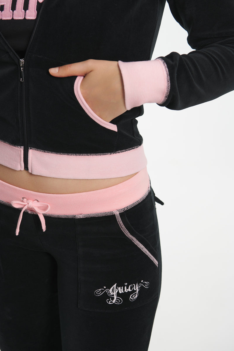Sweetheart Cotton Velour Hoodie - Image 8