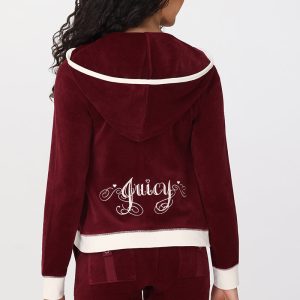 Sweetheart Cotton Velour Hoodie