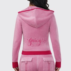 Sweetheart Cotton Velour Hoodie