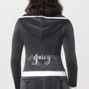 Sweetheart Cotton Velour Hoodie