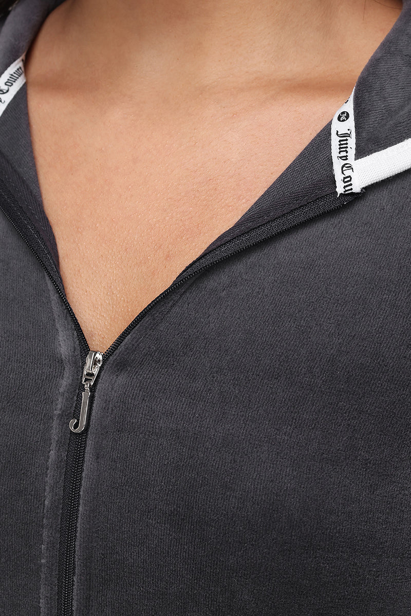 Sweetheart Cotton Velour Hoodie - Image 4