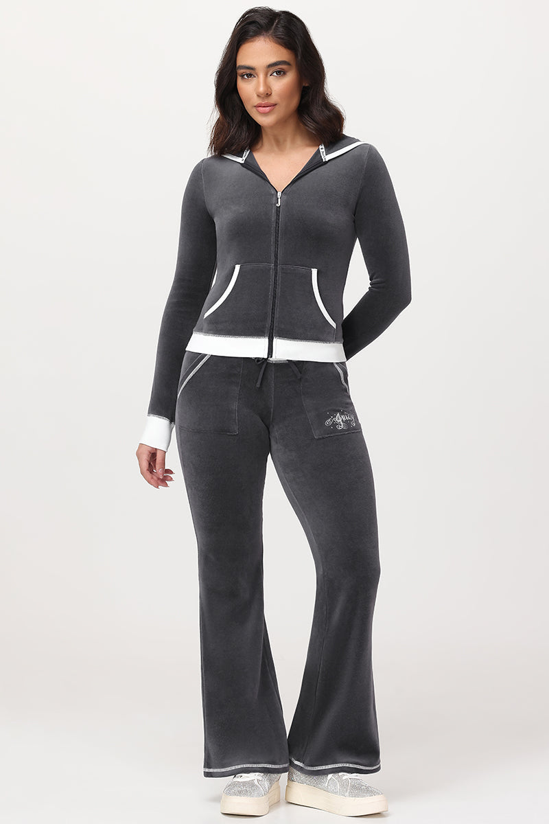 Sweetheart Cotton Velour Hoodie - Image 6