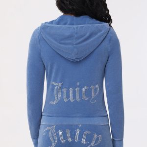 Big Bling Towel Terry Zip Hoodie