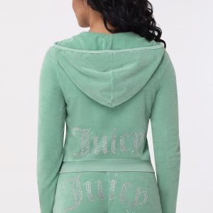 Big Bling Towel Terry Zip Hoodie
