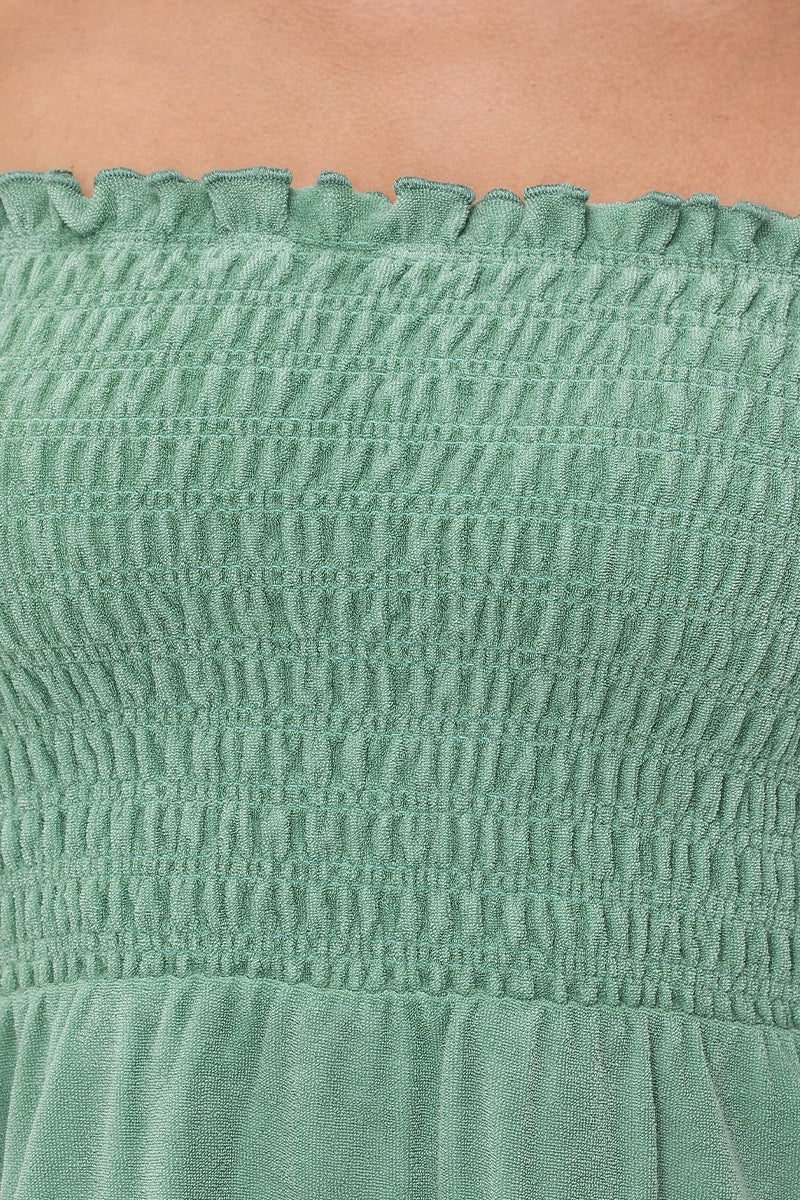 Towel Terry Smocked Dress - Image 4