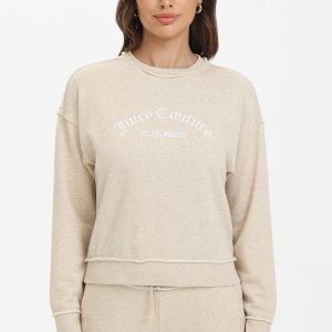 French Terry Embroidered Crewneck