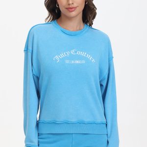 French Terry Embroidered Crewneck