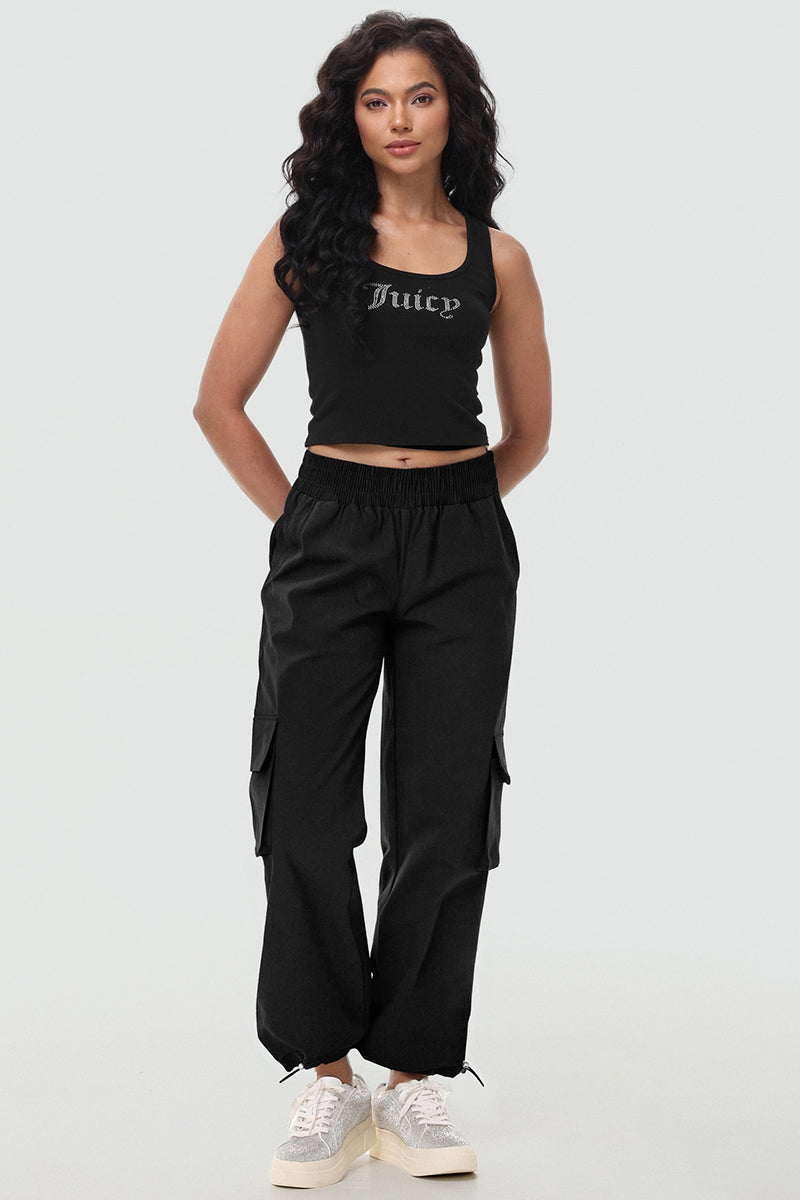 Big Bling Woven Cargo Pants - Image 6