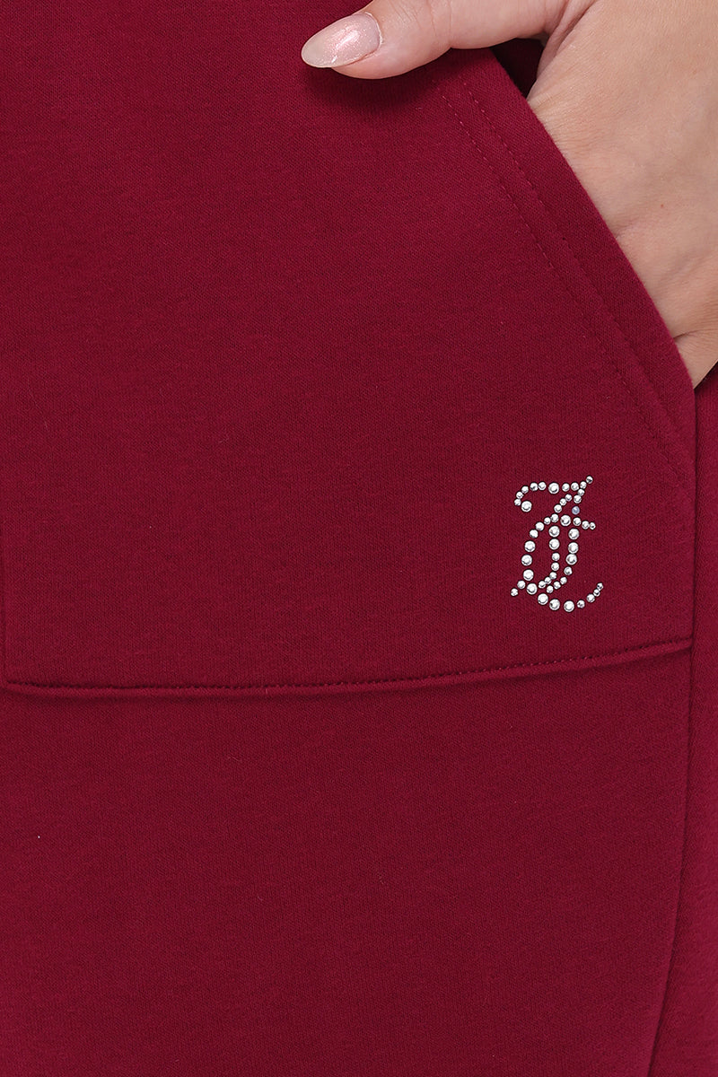 Plus-Size Small Bling Fleece Sweatpants - Image 4