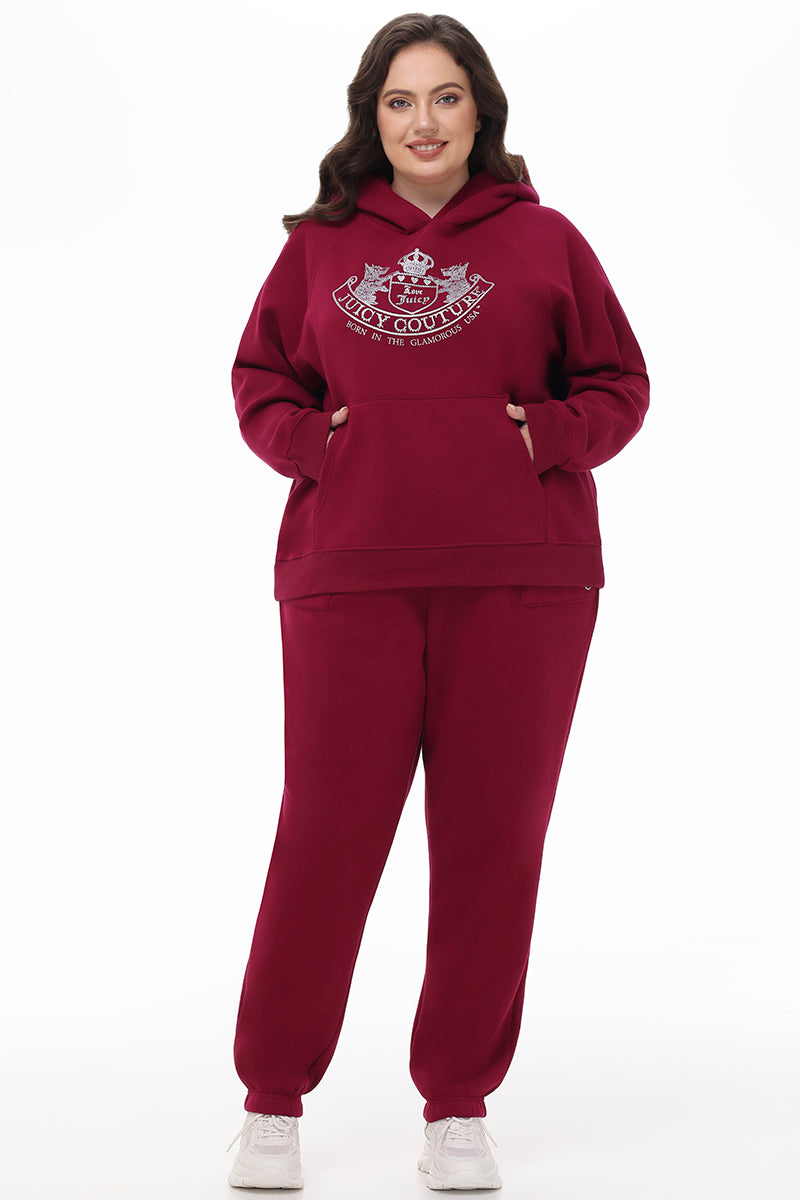 Plus-Size Small Bling Fleece Sweatpants - Image 5