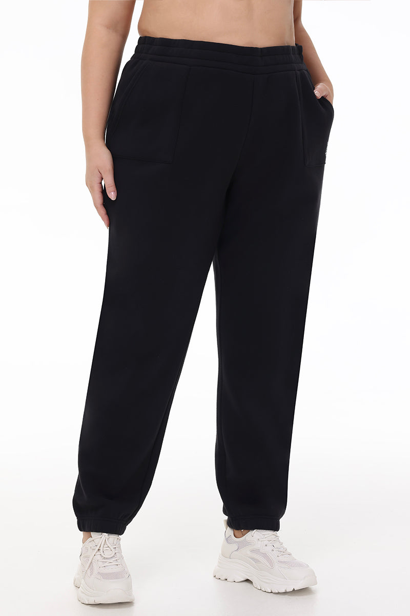 Plus-Size Small Bling Fleece Sweatpants - Image 2