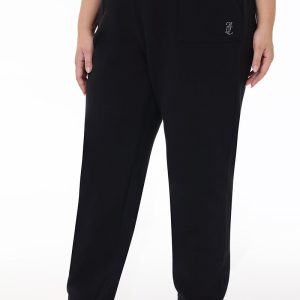 Plus-Size Small Bling Fleece Sweatpants