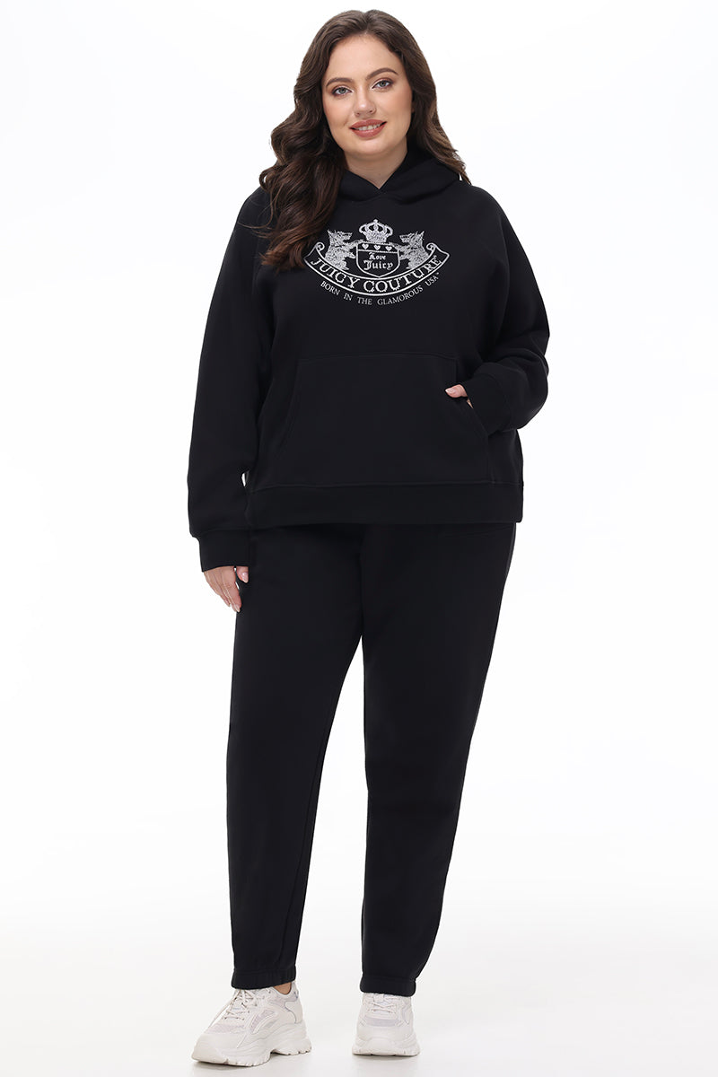 Plus-Size Small Bling Fleece Sweatpants - Image 5