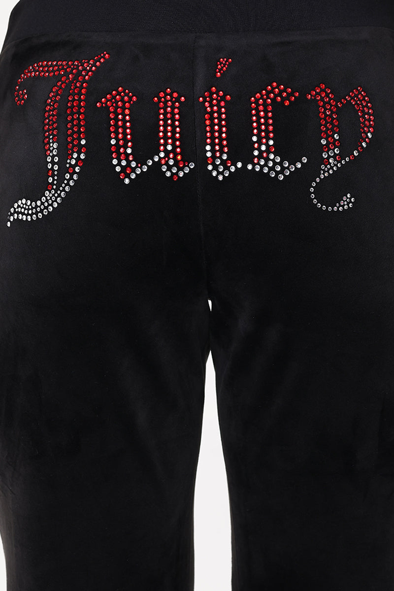 Ombre Big Bling Velour Track Pants - Image 4