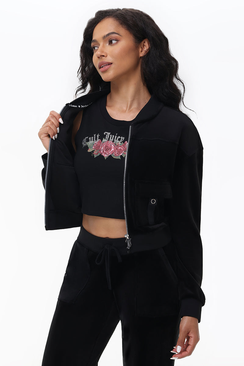 Big Bling Cargo Bomber Jacket - Image 3